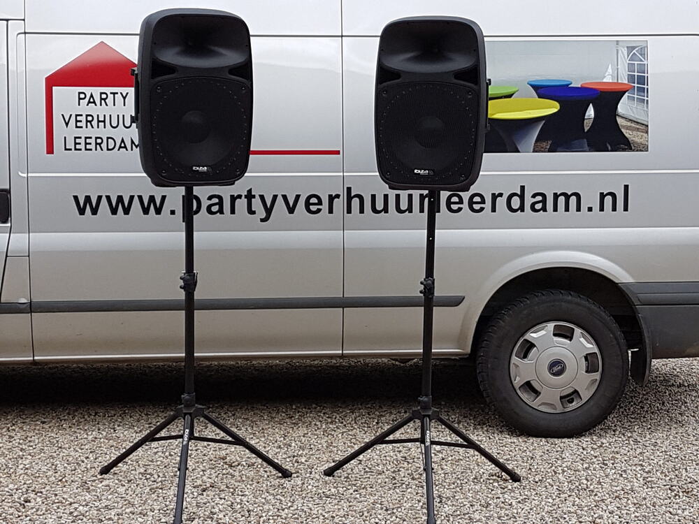 Techniek huren bij Partyverhuur Leerdam